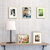 image:imageGolden State Art Gold 5x7 Aluminum Picture Frame  Display Photos 4x6 with Mat or 5x7 inch Without Mat  ShatterResistant Glass Metal Photo Frame for Wall or Tabletop Display 2 PackGold