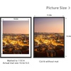 image:imageGolden State Art Gold 5x7 Aluminum Picture Frame  Display Photos 4x6 with Mat or 5x7 inch Without Mat  ShatterResistant Glass Metal Photo Frame for Wall or Tabletop Display 2 PackBlack