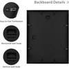 image:imageGolden State Art Gold 5x7 Aluminum Picture Frame  Display Photos 4x6 with Mat or 5x7 inch Without Mat  ShatterResistant Glass Metal Photo Frame for Wall or Tabletop Display 2 PackBlack