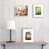 image:imageGolden State Art Gold 5x7 Aluminum Picture Frame  Display Photos 4x6 with Mat or 5x7 inch Without Mat  ShatterResistant Glass Metal Photo Frame for Wall or Tabletop Display 2 PackSilver