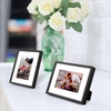 image:imageGolden State Art Gold 5x7 Aluminum Picture Frame  Display Photos 4x6 with Mat or 5x7 inch Without Mat  ShatterResistant Glass Metal Photo Frame for Wall or Tabletop Display 2 PackBlack