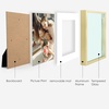image:imageGolden State Art Gold 5x7 Aluminum Picture Frame  Display Photos 4x6 with Mat or 5x7 inch Without Mat  ShatterResistant Glass Metal Photo Frame for Wall or Tabletop Display 2 PackGold