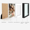 image:imageGolden State Art Gold 5x7 Aluminum Picture Frame  Display Photos 4x6 with Mat or 5x7 inch Without Mat  ShatterResistant Glass Metal Photo Frame for Wall or Tabletop Display 2 PackBlack