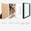 image:imageGolden State Art Gold 5x7 Aluminum Picture Frame  Display Photos 4x6 with Mat or 5x7 inch Without Mat  ShatterResistant Glass Metal Photo Frame for Wall or Tabletop Display 2 PackBlack
