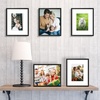image:imageGolden State Art Gold 5x7 Aluminum Picture Frame  Display Photos 4x6 with Mat or 5x7 inch Without Mat  ShatterResistant Glass Metal Photo Frame for Wall or Tabletop Display 2 PackBlack