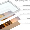 image:imageGolden State Art Gold 5x7 Aluminum Picture Frame  Display Photos 4x6 with Mat or 5x7 inch Without Mat  ShatterResistant Glass Metal Photo Frame for Wall or Tabletop Display 2 PackSilver