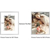 image:imageGolden State Art Gold 5x7 Aluminum Picture Frame  Display Photos 4x6 with Mat or 5x7 inch Without Mat  ShatterResistant Glass Metal Photo Frame for Wall or Tabletop Display 2 PackSilver