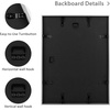 image:imageGolden State Art Gold 5x7 Aluminum Picture Frame  Display Photos 4x6 with Mat or 5x7 inch Without Mat  ShatterResistant Glass Metal Photo Frame for Wall or Tabletop Display 2 PackSilver