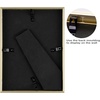 image:imageGolden State Art Gold 5x7 Aluminum Picture Frame  Display Photos 4x6 with Mat or 5x7 inch Without Mat  ShatterResistant Glass Metal Photo Frame for Wall or Tabletop Display 2 PackGold