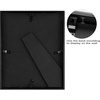 image:imageGolden State Art Gold 5x7 Aluminum Picture Frame  Display Photos 4x6 with Mat or 5x7 inch Without Mat  ShatterResistant Glass Metal Photo Frame for Wall or Tabletop Display 2 PackBlack