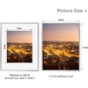 image:imageGolden State Art Gold 5x7 Aluminum Picture Frame  Display Photos 4x6 with Mat or 5x7 inch Without Mat  ShatterResistant Glass Metal Photo Frame for Wall or Tabletop Display 2 PackSilver