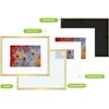 image:imageGolden State Art Silver 8x10 Aluminum Frame for 8 x 10 Picture or 5x7 Photo with Mat  Shatter  Resistant Glass  Wall or Tabletop Display  1 PackGold