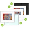 image:imageGolden State Art Silver 8x10 Aluminum Frame for 8 x 10 Picture or 5x7 Photo with Mat  Shatter  Resistant Glass  Wall or Tabletop Display  1 PackSilver