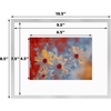 image:imageGolden State Art Silver 8x10 Aluminum Frame for 8 x 10 Picture or 5x7 Photo with Mat  Shatter  Resistant Glass  Wall or Tabletop Display  1 PackSilver