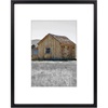 image:imageGolden State Art 11x14 Gold Picture Frame Displays Photo 8x10 with Mat or 11 x 14 Without Mat for Wall Mounting Classic Satin Aluminum Frames with Real Glass Pack of 1Black