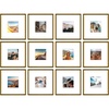 image:imageGolden State Art 12x12 Gold Aluminum Frames with Mat for 8x8 Photos  Premium Metal Frames with Real Glass Cover Perfect for Elegant Gallery Walls in Your Home or Office Decor 12PackBronze