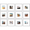 image:imageGolden State Art 12x12 Gold Aluminum Frames with Mat for 8x8 Photos  Premium Metal Frames with Real Glass Cover Perfect for Elegant Gallery Walls in Your Home or Office Decor 12PackSilver