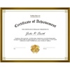 image:imageGolden State Art 85x11 Aluminum Certificate Frame Metal Diploma Frames for 85 x 11 Documents Real Glass Front with Easel Stand Gold 1 PackBronzeNo Mat