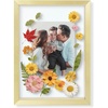 image:imageGolden State Art 8x10 Floating Frame Silver Aluminum Picture Frame Clear Glass Displays Any Size Photo Up to 8x10 Home Gallery Wall Decoration Display Horizontal and VerticalGold
