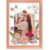 image:imageGolden State Art 8x10 Floating Frame Silver Aluminum Picture Frame Clear Glass Displays Any Size Photo Up to 8x10 Home Gallery Wall Decoration Display Horizontal and VerticalRose Gold