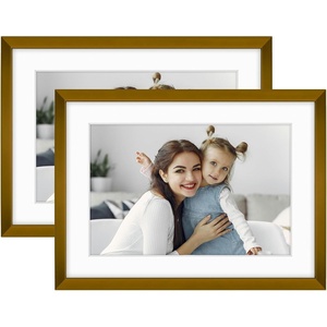 image:imageGolden State Art  12x16 Aluminum Picture Frame  with Mat for 85x11 Photo or Without Mat for 12 x 16 Photo  Real Glass Cover  Simple and Elegant Decor for Wall Mounting  1 Pack  BlackBronze