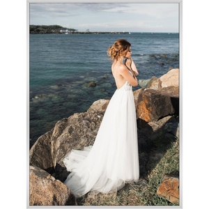 image:imageGolden State Art 18x24 Aluminum Poster Frame 18 x 24 inch metal Picture Frames with Real Glass Front Horizontal or Vertical Thin frame for Wall Art Silver 1 PackSilver
