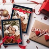 image:image4x6 White Enamel Picture Frames  Metal Gold Edge  Cute Frame for 4 x 6 Inch Photos Pictures Artwork  Real Glass  With Tabletop Easel Stand  Hanger for Wall Mount Display 2 PackNavy Blue