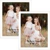 image:image4x6 White Enamel Picture Frames  Metal Gold Edge  Cute Frame for 4 x 6 Inch Photos Pictures Artwork  Real Glass  With Tabletop Easel Stand  Hanger for Wall Mount Display 2 PackWhite