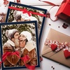 image:image4x6 White Enamel Picture Frames  Metal Gold Edge  Cute Frame for 4 x 6 Inch Photos Pictures Artwork  Real Glass  With Tabletop Easel Stand  Hanger for Wall Mount Display 2 PackNavy Blue