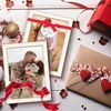 image:image4x6 White Enamel Picture Frames  Metal Gold Edge  Cute Frame for 4 x 6 Inch Photos Pictures Artwork  Real Glass  With Tabletop Easel Stand  Hanger for Wall Mount Display 2 PackWhite