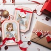 image:image4x6 White Enamel Picture Frames  Metal Gold Edge  Cute Frame for 4 x 6 Inch Photos Pictures Artwork  Real Glass  With Tabletop Easel Stand  Hanger for Wall Mount Display 2 PackOctagon Pink