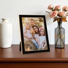 image:image4x6 White Enamel Picture Frames  Metal Gold Edge  Cute Frame for 4 x 6 Inch Photos Pictures Artwork  Real Glass  With Tabletop Easel Stand  Hanger for Wall Mount Display 2 PackBlack