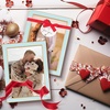 image:image4x6 White Enamel Picture Frames  Metal Gold Edge  Cute Frame for 4 x 6 Inch Photos Pictures Artwork  Real Glass  With Tabletop Easel Stand  Hanger for Wall Mount Display 2 PackLight Blue