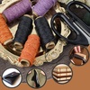 image:imageBooks by Hand Natural Waxed Linen Thread 20 Yard Pack of 3 Spools  Orange Lavender Black Color Used for Leather Sewing Bookbinding Handmade Projects