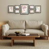 image:imageFrametory Floating Picture Frames Set  Bronze Metal Photo Frames  Real Glass  Display One 11x14 Two 8x10 and Four 5x7 Inch Photos for Home DecorationBlack