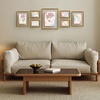 image:imageFrametory Floating Picture Frames Set  Bronze Metal Photo Frames  Real Glass  Display One 11x14 Two 8x10 and Four 5x7 Inch Photos for Home DecorationBronze