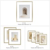image:imageFrametory Floating Picture Frames Set  Bronze Metal Photo Frames  Real Glass  Display One 11x14 Two 8x10 and Four 5x7 Inch Photos for Home DecorationGold