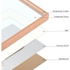image:imageFrametory Floating Picture Frames Set  Bronze Metal Photo Frames  Real Glass  Display One 11x14 Two 8x10 and Four 5x7 Inch Photos for Home DecorationRose Gold