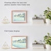 image:imageFrametory Floating Picture Frames Set  Bronze Metal Photo Frames  Real Glass  Display One 11x14 Two 8x10 and Four 5x7 Inch Photos for Home DecorationRose Gold