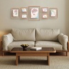 image:imageFrametory Floating Picture Frames Set  Bronze Metal Photo Frames  Real Glass  Display One 11x14 Two 8x10 and Four 5x7 Inch Photos for Home DecorationRose Gold