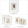 image:imageFrametory Floating Picture Frames Set  Bronze Metal Photo Frames  Real Glass  Display One 11x14 Two 8x10 and Four 5x7 Inch Photos for Home DecorationSilver