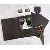 image:imageGolden State Art 100 Pack 5x7 Photo Folders Black with Silver Lining DIY Photo Frames Perfect Home DecorBlackGold Lining