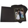 image:imageGolden State Art 100 Pack 5x7 Photo Folders Black with Silver Lining DIY Photo Frames Perfect Home DecorBlackGold Lining