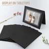 image:imageGolden State Art 100 Pack 5x7 Photo Folders Black with Silver Lining DIY Photo Frames Perfect Home DecorBlackSilver Lining