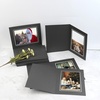 image:imageGolden State Art 100 Pack 5x7 Photo Folders Black with Silver Lining DIY Photo Frames Perfect Home DecorBlackSilver Lining