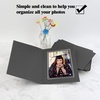 image:imageGolden State Art 100 Pack 5x7 Photo Folders Black with Silver Lining DIY Photo Frames Perfect Home DecorBlackSilver Lining