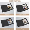 image:imageGolden State Art 100 Pack 5x7 Photo Folders Black with Silver Lining DIY Photo Frames Perfect Home DecorBlackSilver Lining