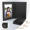 image:imageGolden State Art 100 Pack 5x7 Photo Folders Black with Silver Lining DIY Photo Frames Perfect Home DecorBlackSilver Lining