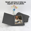 image:imageGolden State Art 100 Pack 5x7 Photo Folders Black with Silver Lining DIY Photo Frames Perfect Home DecorBlackSilver Lining