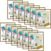 image:imageGolden State Art 11x14 Floating Picture Frame Aluminum Tempered Clear Glass Displays Any Size Photo Up to 11 x 14 for Home or Gallery Decoration Gold 12 PackBronze